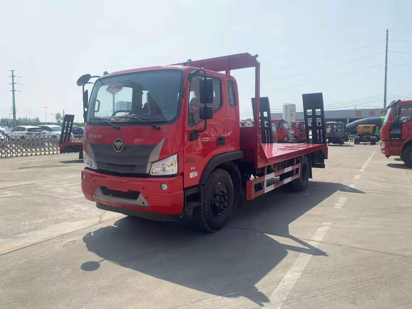 國(guó)六福田瑞沃單橋平板車(chē)